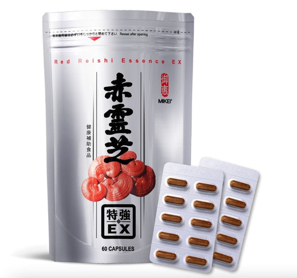 Meiki Red Reishi Mushroom Essence EX (60 capsules)