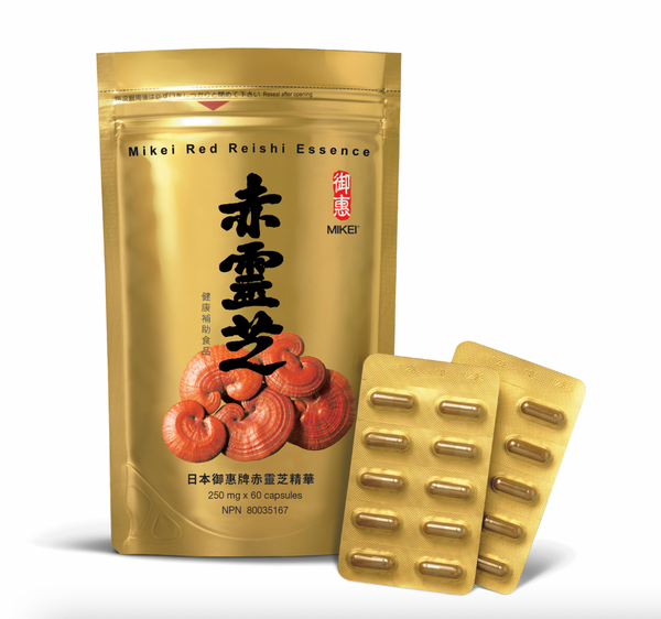 Meiki Red Reishi Mushroom Essence (60 capsules)