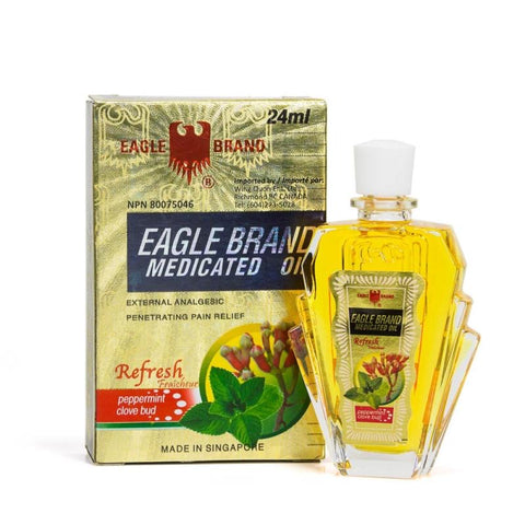 Eagle Brand Medicated Oil - Peppermint 鷹標德國風油精（薄荷味）